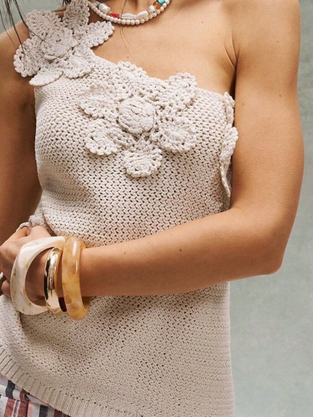 Apricot Boho Women's Sleeveless Knit Top
